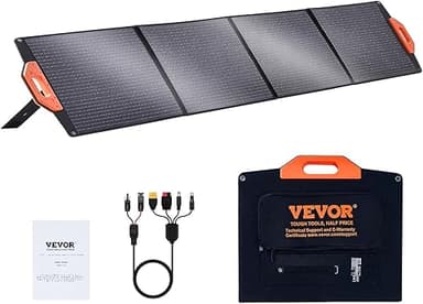 VEVOR Panneau Solaire Portable 200 W Chargeur Solaire Pli…