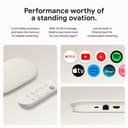 Google 4K TV Streamer - Fast Entertainment Stream to Your TV with Voice Search Remote - Watch Movies, Shows, Live Shows and Netflix in 4K HDR - 4