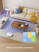 dreame L10s Pro Gen 2 Robot Aspirateur Laveur 7 000 Pa, Levage Automatique des Serpillières, Détection de Tapis par Ultrasons, Compatible avec Siri/Dreamehome, Poils d'animaux, Sol Dur et Tapis - 5