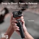 ULANZI MT66 Trépied pour caméra d'action, Support Adaptateur magnétique à dégagement Rapide pour DJI Osmo 360 Nano Action 5 Pro 4, Perche à Selfie/Mini trépied - 6