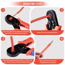 Crimping Pliers Set with 1200 Ferrules - Self-Adjusting Ferrules for All Cross Sections from 0.25 to 10 mm² | Your Complete Wire End Ferrules Set & Crimping Pliers Set - 6