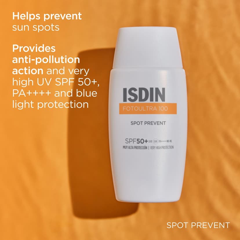 ISDIN FotoUltra Spot Prevent Fusion Fluid SPF50+ (50ml) | Prevents sun spots | Pevents changes in skin pigmentation - 4