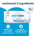 WaterWipes Sensitive+ Newborn & Baby Wipes, 1080 Count (18 Packs), 3-In-1 Cleans, Cares, Protects, 99.9% Water, Unscented - 4