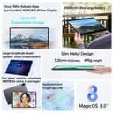 HONOR Pad X8A 4Go 64Go, Extensible à 1 TB, WiFi Tablette, Écran 11 Pouces 90Hz, Snapdragon 680, 4 Haut-parleurs, Batterie de 8300mAh, Corps en métal, Android 14, Google Service, Gris - 2