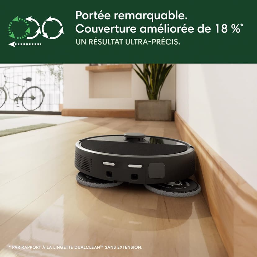 iRobot Roomba® 505 Combo + AutoWash Dock Robot Vacuum Cleaner with Mop Function (Black) - 5