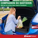 ATHLON TOOLS Sac de coffre pliable – Organiseur de coffre de voiture – Renforcé et stable – Avec patins antidérapants - 2