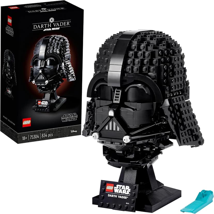 LEGO Star Wars Darth Vader Helmet Set, Mask Display Model Kit for Adults to Build, Gift Idea for Men, Women, Him or Her, Collectible Home Decor Model 75304 - 1