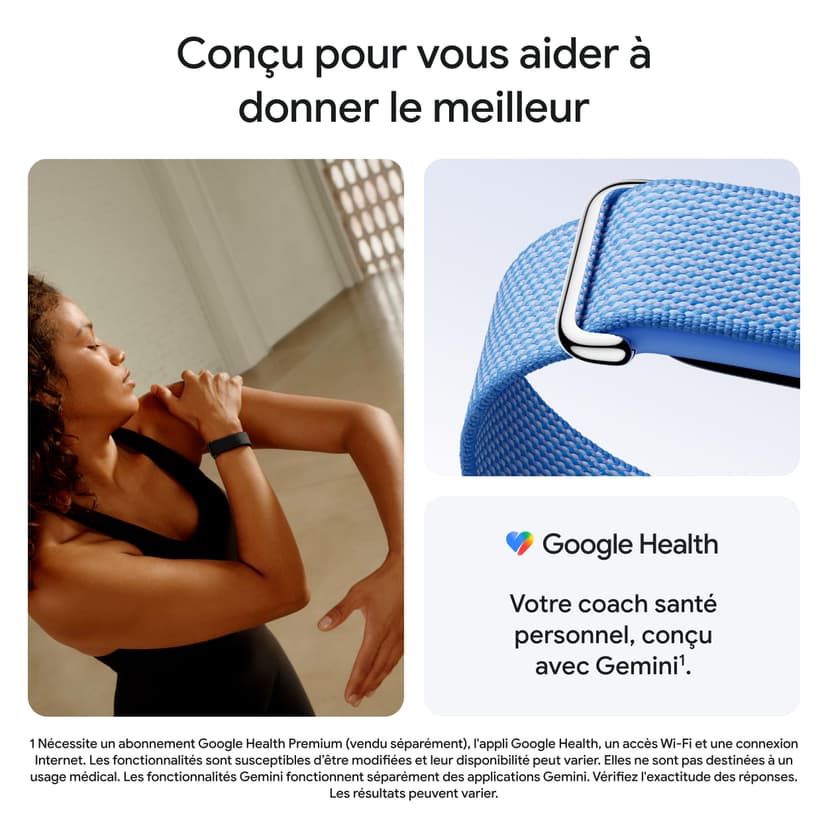 Google Fitbit Air - Screenless Activity Tracker with Fitness, Heart Rate, and Sleep Tracking - Personalized AI-Powered Coaching - Up to 7 Days’ Battery Life - Works with iOS and Android - Berry - 5