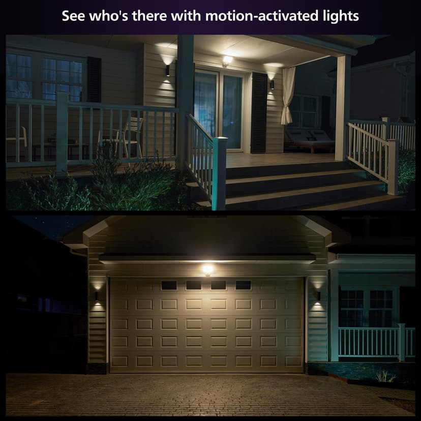 Philips Hue Secure Floodlight with Integrated Smart 1080p Home Security Camera, Black, for Outdoor Use, Easy to Install, Two-Way Talk, Works with the Security Center in the App - 4