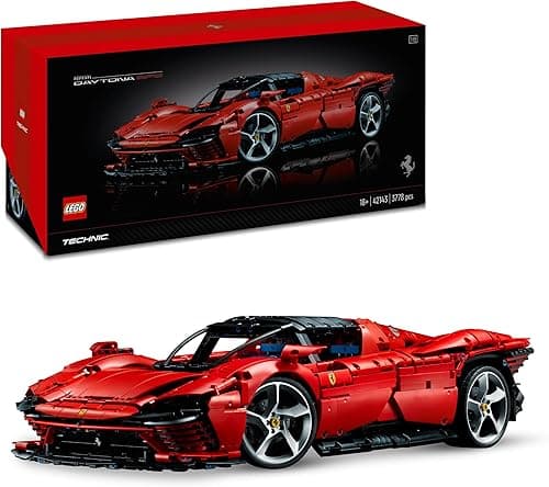 LEGO Technic Ferrari Daytona SP3, Race Car Model Building Kit, 1:8 Scale Advanced Collectible Set for Adults & Teens, Ultimate Cars Concept Series, Gift Idea for Men, Women, Him or Her 42143