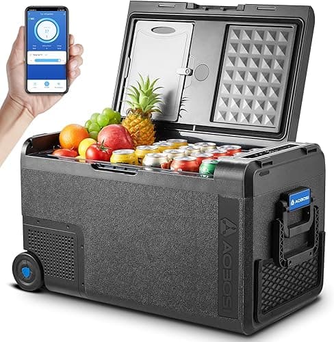 AAOBOSI Glacière Electrique 38L, Glacière à Compression 1…