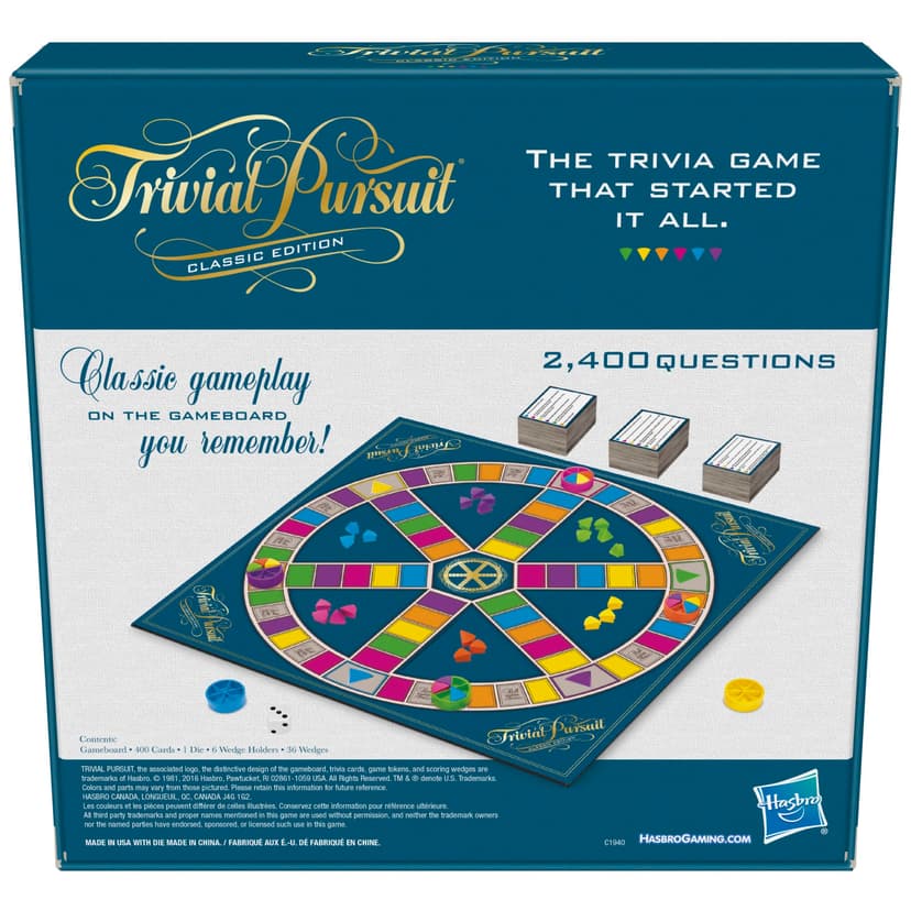 Hasbro Gaming Trivial Pursuit Game, Classic Edition - 5