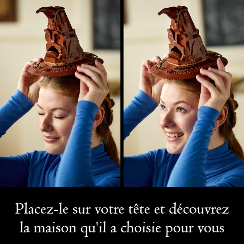 LEGO Harry Potter Talking Sorting Hat Set, Model Kit for Adults to build with 31 Randomised Sounds and a Character Minifigure, Wizarding World Gifts for Men, Women, Him or Her 76429 - 4