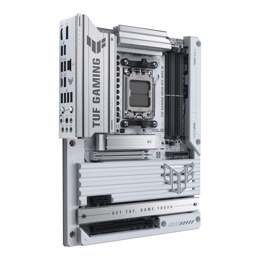 ASUS TUF Gaming B850-BTF WiFi W AMD B850 ATX Motherboard,Hidden-Connector Design, 14+2+1 80A DrMOS Power Stages, DDR5, PCIe 5.0 Ready, 3X M.2, Wi-Fi 7, 2.5Gb LAN, DP, HDMI™, USB 20Gbps Type-C - 3