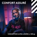 Logitech G Astro A20 X LIGHTSPEED Wireless Gaming Headset for PS5, Xbox, Nintendo Switch/Switch 2, PC with 2-system PLAYSYNC Audio, Bluetooth, LIGHTSYNC RGB, and 48 kHz Boom Mic - White - 3