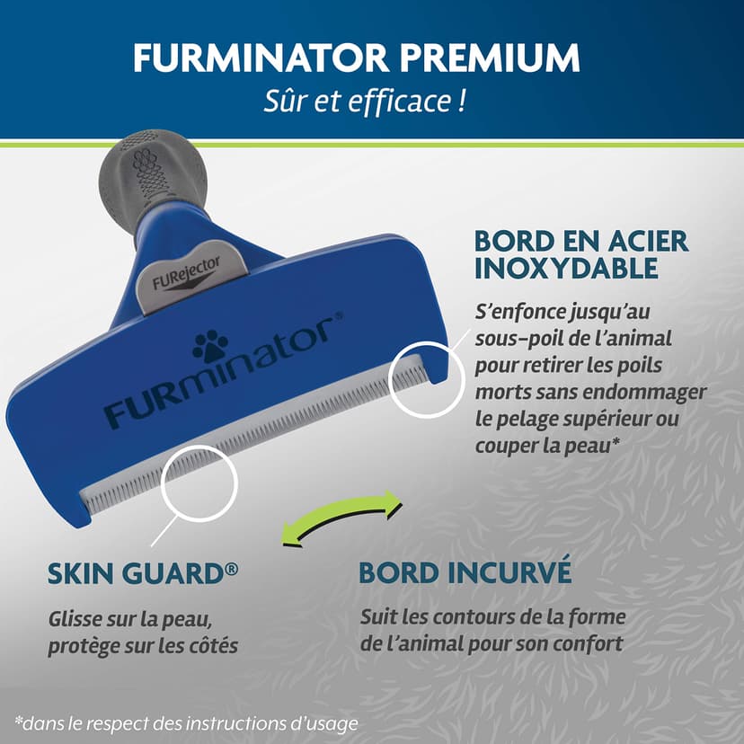 FURminator Outil Undercoat deShedding Chien L Poils longs - 3