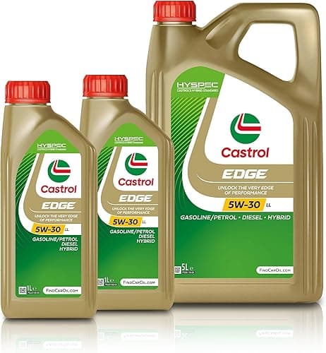 2x 1 Litre + 5 = 7 Litre Castrol Edge Titanium Fsttm 5 W-30 LL Engine Oil Oil Engine Specifications/Approvals: Acea C3; MB Release 229.31/229.51; VW 504 00/507.00