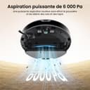 Lefant M350 Robot Aspirateur Laveur avec Station, 3 en 1, 6000Pa, Vidange Automatique, Zones Virtuelles, Navigation Laser avec Cartographie, Idéal pour Les Sols,Tapis Poils d'animaux, WiFi/Alexa/App - 5