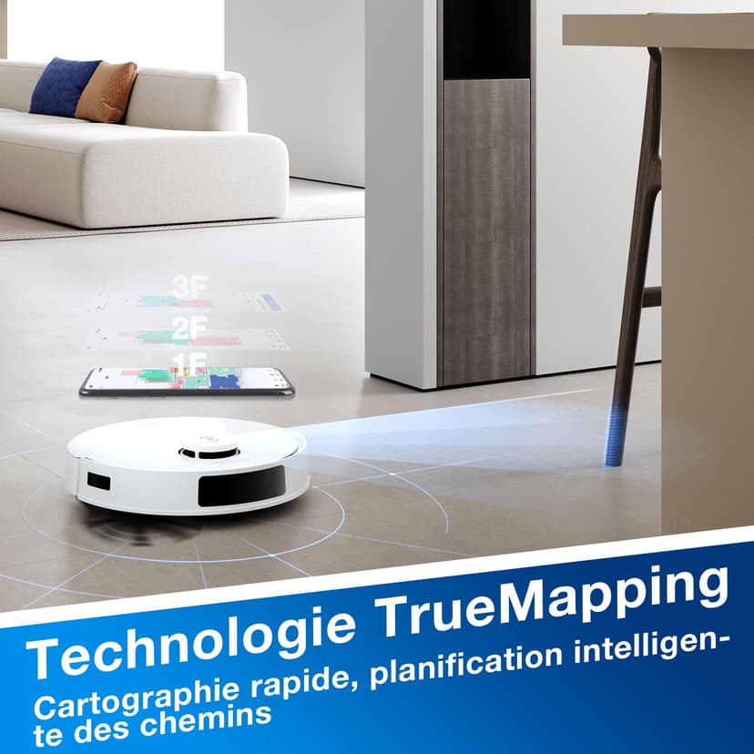 ECOVACS Deebot N20 Plus Robot Vacuum Cleaner with Mop Function - 7