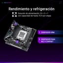 ASUS ROG Strix B850-I Gaming WiFi AMD Mini-ITX Motherboard, 10+2+1 Power Stages, DDR5 Slots, Two M.2 Slots, PCIe® 5.0, WiFi 7, USB 20Gbps Type-C®, and Aura Sync RGB - 4