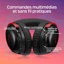 HyperX Cloud III S – Casque de Jeu sans Fil, multiplateforme, 2,4 GHz, Bluetooth, autonomie Jusqu’à 120 Heures, 2,4 GHz, transducteurs inclinés de 53 mm, Microphone détachable de 10 mm – Noir-Rouge - 7