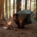 Night Cat Hammock Tent with Mosquito Net Waterproof Rainfly for 1 Person Hiking Camping in Garden Backyard Wild - 5