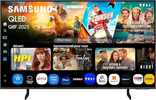 Samsung TV AI 43 Pouces QLED 43Q8F 4K Smart TV, Quantum D…