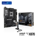 ASUS TUF GAMING X870-PLUS WIFI AMD ATX motherboard, 16+2+1(80A) power stages, DDR5, PCIe 5.0 w/ full support for next-gen GPUs, 4 x M.2 slots, WiFi 7, USB4, front USB 20Gbps w/ PD Fast Charge - 2