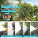 SideKing Pulvérisateur à Dos 16L, Pulvérisateur Électrique Compatible avec Makita 18V, Pression Réglable 7 Bar, Lance Télescopique, Soutien Lombaire, Pulvérisateur de Jardin pour Toiture & Terrasse - 4