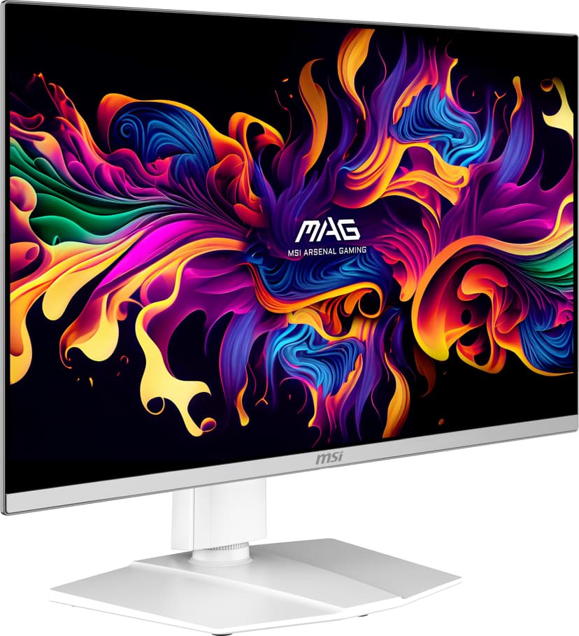 MSI MAG 272QPW QD-OLED X28 écran Gaming 27" WQHD - Dalle Quantum Dot OLED 2560 x 1440, 280Hz / 0,03ms, DisplayHDR True Black 400, HDMI 2.1, DP 1.4a, USB-C (PD 15W), Blanc - 3
