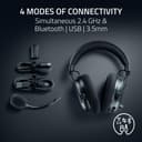 Razer BlackShark V3 Pro - Wireless ANC Esports Headset - Active Noise Cancellation - Drivers 50mm - Detachable HyperClear Mic - Wireless HyperSpeed 2,4 GHz & Bluetooth - FPS - PC/Mac | Black - 7