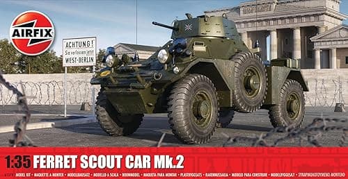 Airfix Model Set - A1379 Ferret Scout Car Mk.2 Model Buil…