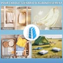 NATNAV Vacuum Bags for Clothes, Pack of 20 with Electric Air Pump, Vacuum Bags (5 x Jumbo/5 x Large/5 x Medium/5 x Small), Reusable Vacuum Bags for Duvets, Clothes, Travel, Pillows - 7