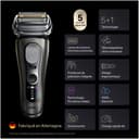Braun Rasoir Electrique Homme Series 9+ PRO 9665CCE Graphite, Etanche, Lames De Précision Ultra-Fines Et Tondeuse Pro Trimmer Pour Bien Raser La Barbe, Coffret Rasage Avec Station De Nettoyage - 8