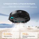 Ultenic T20 Pro Self Emptying Robot Vacuum Cleaner with Mop 8000Pa, 180 Mins Runtime, LiDAR Navigation, Up to 10 Weeks of Hands Free Cleaning Robot Vacuum for Pet Hair, Carpet, All Floors - 4