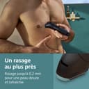 Philips Bodygroom série 5000 - Tondeuse pour hommes avec Triple protection, taille des poils et rasage des zones intimes, accessoire pliant pour le dos, 100% étanche, autonomie de 100 min, BG5480/15 - 6