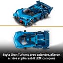 LEGO Speed Champions Bugatti Vision GT Hyper Sports Car Toy - Model Kit w/a Collectible Driver Minifigure - Gaming Gift Idea for 9+ Year Old Boys & Motorsport Fans - 77253 - 3