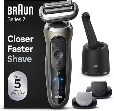 Braun Series 7 Electric Shaver for Men, Wet & Dry Shave, …