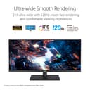 ASUS ProArt Display PA348CGV Professional Monitor – 34-inch, IPS, 21:9, UWQHD (3440 x 1440), Color Accuracy ΔE < 2, Calman Verified, 98% DCI-P3, USB-C, 120Hz, FreeSync Premium Pro, Ergonomic Stand - 2