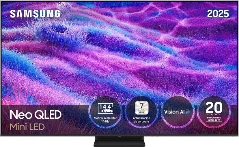 Samsung 75 Inch Neo QLED QN80F 4K Smart TV with Vision AI, Quantum Matrix Technology Core, Motion Xcelerator 144Hz and Gaming Hub - 1
