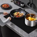 NVGFTG Hob Cover 62 × 53 cm Hob Cover One Piece Kitchen Cover Plate with Hook Hob Cover Plate for Ceramic Hob Cover Hob Induction Protective Mat Black - 6