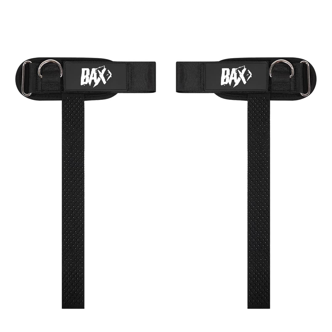 Ekkovision Weight Lifting Strap Bax Logo Cuffed With D Ring