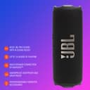 JBL Flip 7, Wireless Portable Bluetooth Speaker, 16 Hours of Playtime, IP68 Waterproof, Dustproof and Drop-Proof, JBL Pro Sound with AI Boost, Auracast Multi-Speaker Connection, Blue - 3