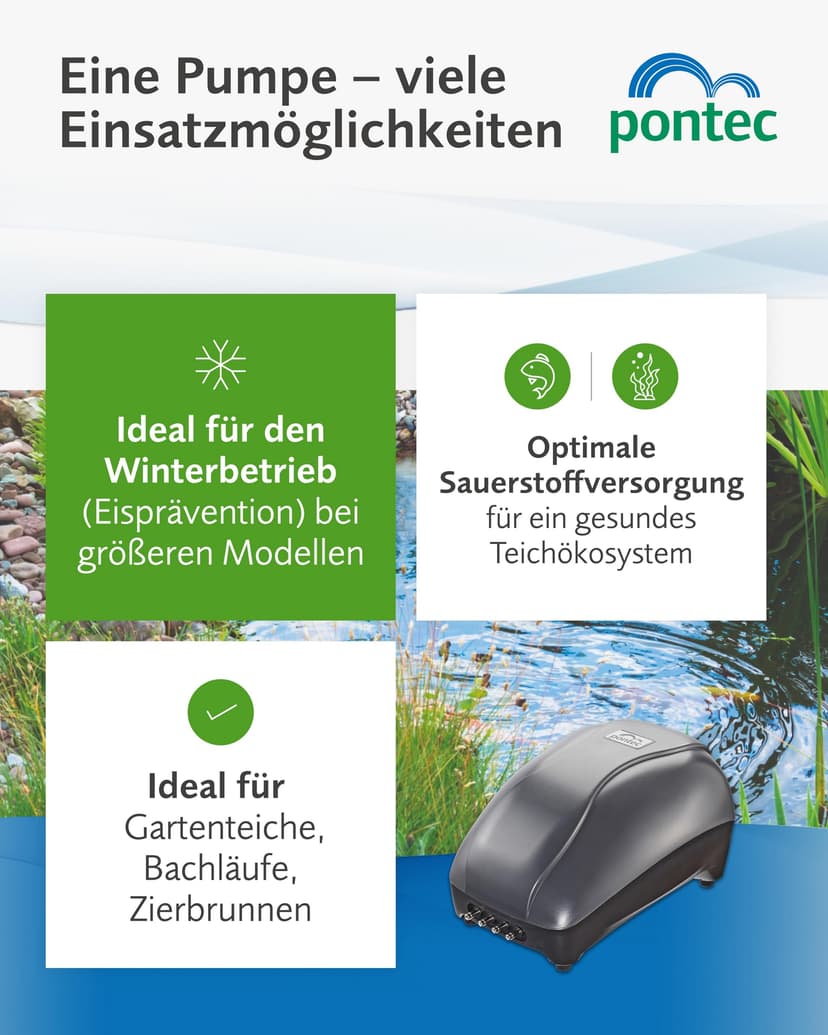 Pontec Pondo Air Aerator Set 900 57516 Pond - 4