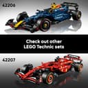 LEGO Technic Oracle Red Bull Racing RB20 F1 Car Model Kit - Collectible Formula 1 Building Set with 1:8 Scale V6 Engine, Gear Box, Steering & DRS - Gift Idea for Adult & Teenage Racing Fans - 42206 - 7