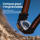 Amazfit T-Rex Ultra 2 Dual-Band GPS Outdoor Smart Watch, 51mm Ti Body, 1.5" Sapphire AMOLED Display, Flashlight, 30 Days of Battery, Offline Maps, 10 ATM, 180+ Sports Mode for Android & iPhone, Black - 6