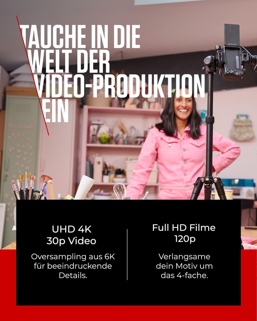 Canon EOS R50 Appareil Photo Hybride + Objectif RF-S 18-45mm is STM - Appareil Photo numérique avec autofocus + détection de scène et des Visages, Animaux véhicules Vidéo 4k, 15 Images par Sec - Noir - 7