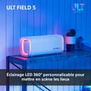 Sony ULT FIELD 5 - Potente speaker portatile Bluetooth, batteria da 25 ore, 2 modalità ULT POWER SOUND, IP67, impermeabile, antipolvere, 360 luci, tracolla staccabile, compatto - Nero - 7