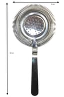 Lot de 2 Passoires à Cocktail Professionnelles pour Shaker et Verre à Mélange, Acier Inoxydable 304, Encoche de Stabilité Intégrée, Accessoire Mixologie (4 Couleurs Disponibles) - 2