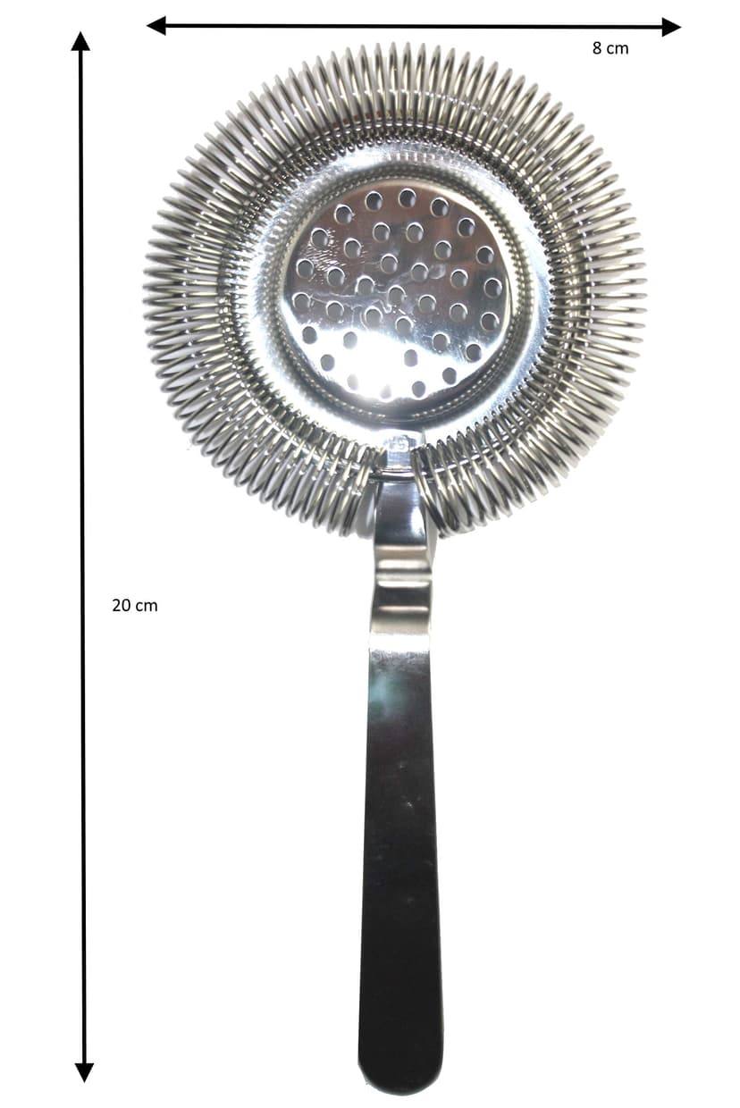 Lot de 2 Passoires à Cocktail Professionnelles pour Shaker et Verre à Mélange, Acier Inoxydable 304, Encoche de Stabilité Intégrée, Accessoire Mixologie (4 Couleurs Disponibles) - 2